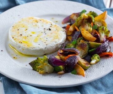 Primosale vom Grill mit saisonalem Gemüse