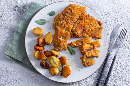 Paniertes Schnitzel