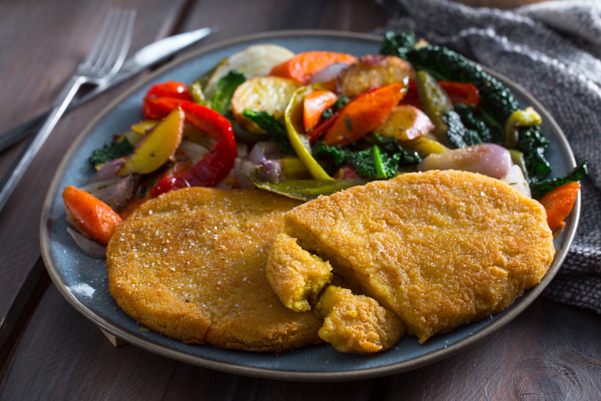 Kichererbsen-Schnitzel