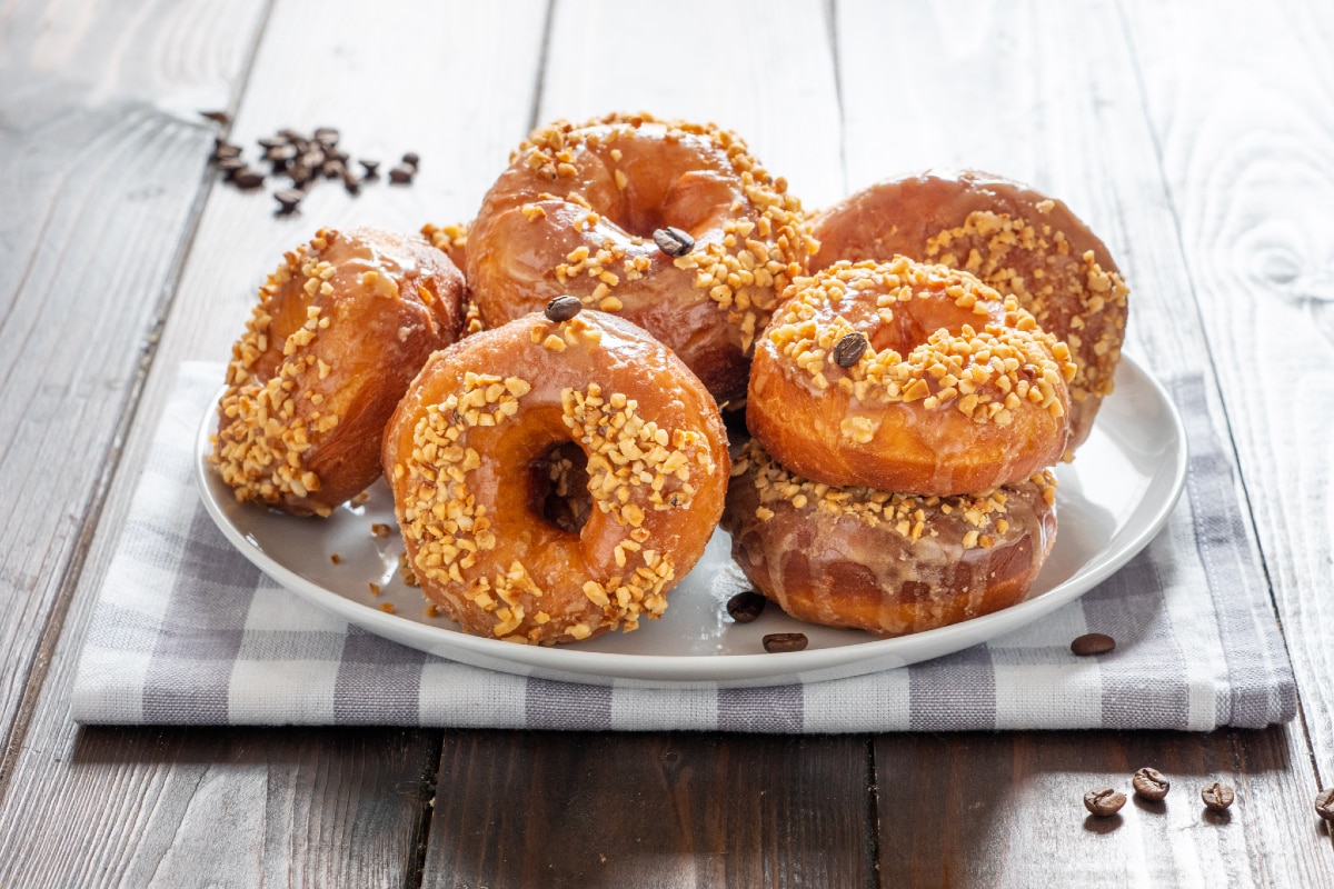 Frittierte Donuts