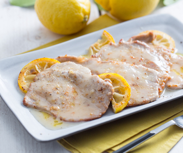 Scaloppine mit Zitrone