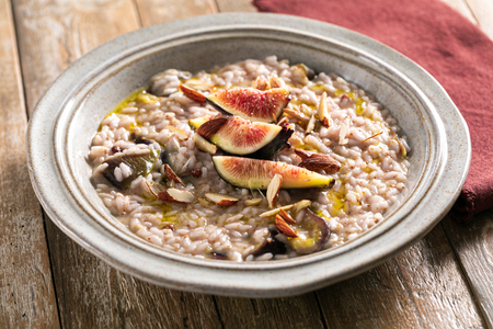 Risotto mit Feigen