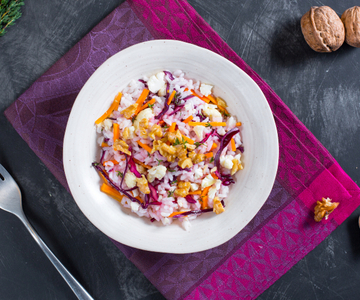 Winterlicher Reissalat