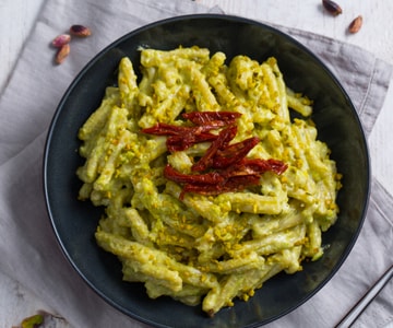 Pasta mit Pistazienpesto