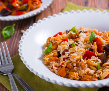 Basmati mit Gemüsecaponata