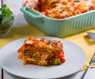 Parmigiana aus Zucchiniblüten