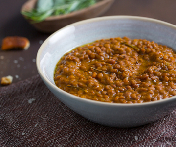 Linsen im Schnellkochtopf