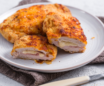 Cordon bleu mit Heißluftfritteuse
