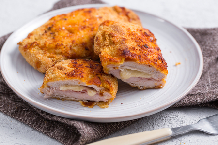 Cordon bleu mit Heißluftfritteuse