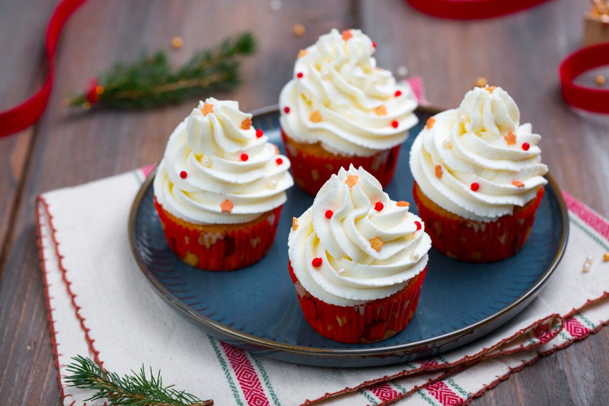 Weihnachts-Cupcake