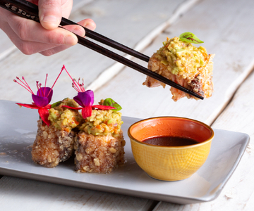 Knuspriger Lachs mit Panko