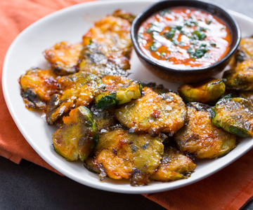 Zerdrückter Rosenkohl aus dem Ofen