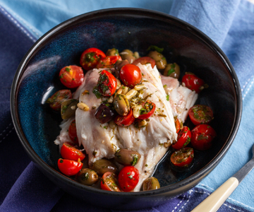 Wolfsbarsch in der Folie