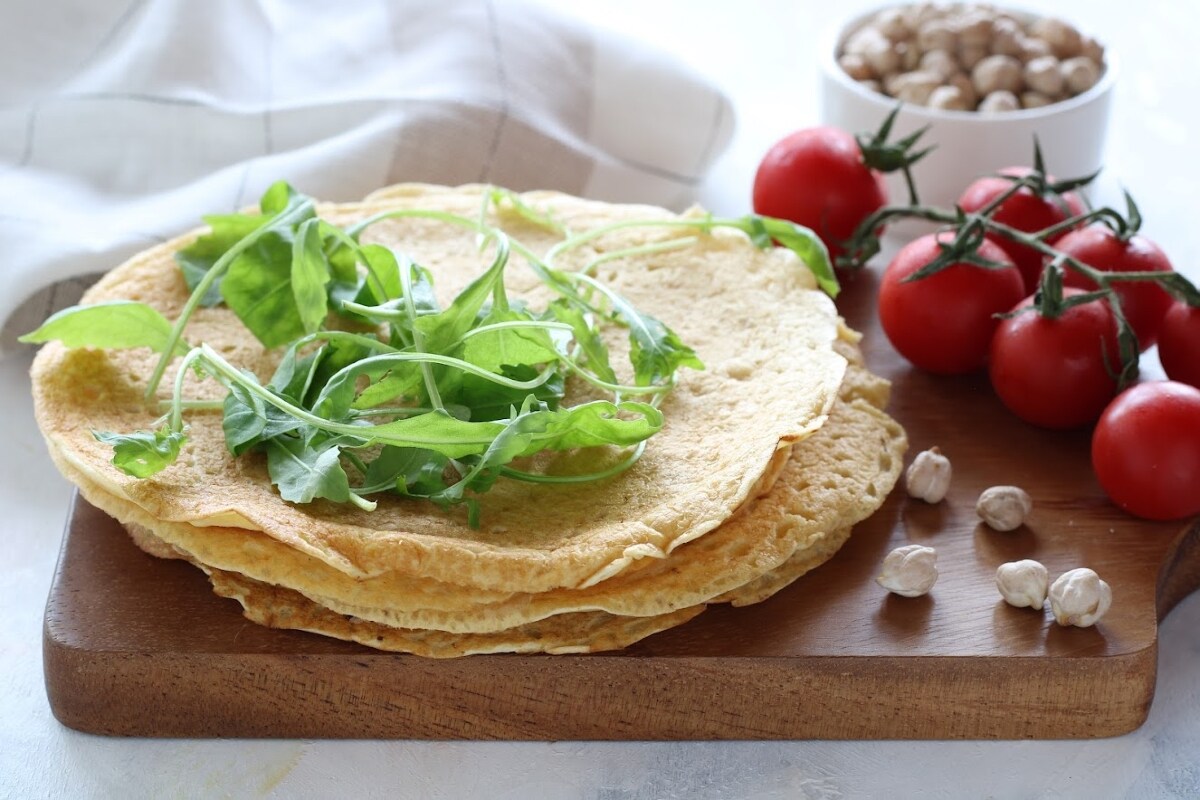 Kichererbsen-Piadina