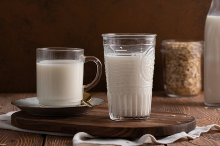 Hausgemachte Hafermilch