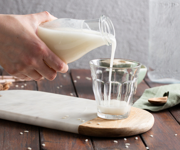 Hausgemachte Reismilch