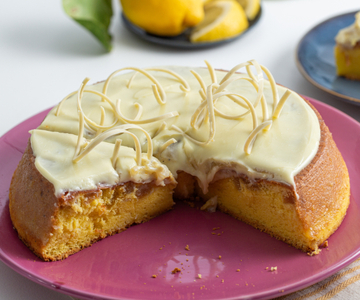 Weiße Schokolade-Zitronen-Kuchen