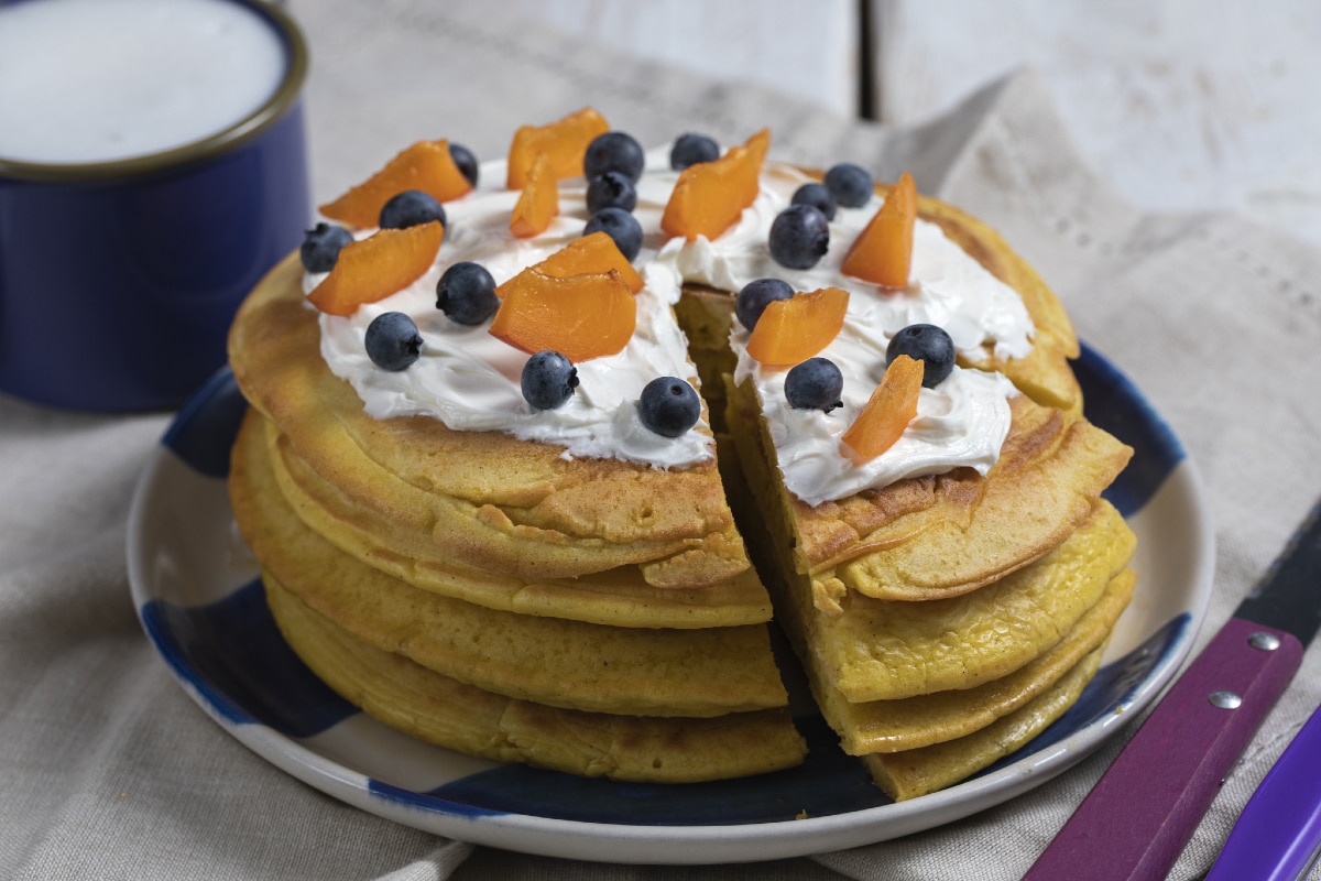 Amerikanische Riesige Pfannkuchen