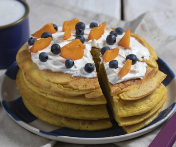 Amerikanische Riesige Pfannkuchen