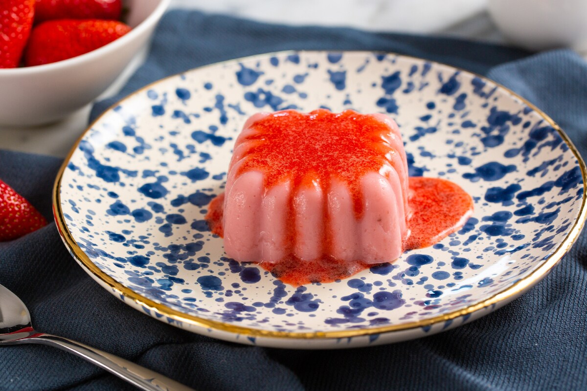 Erdbeer-Pudding