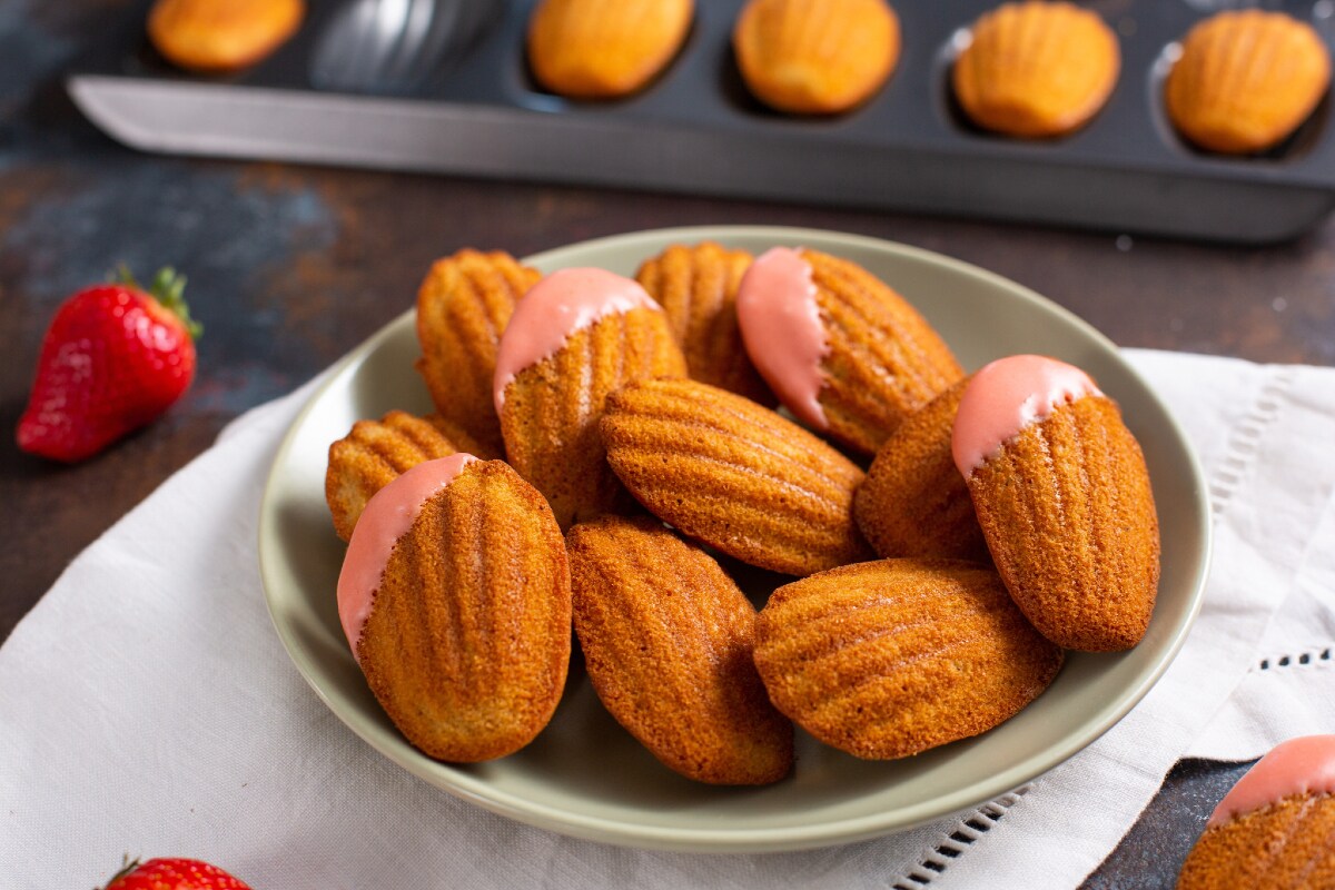 Erdbeer-Madeleines