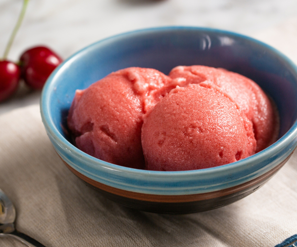 Kirschsorbet