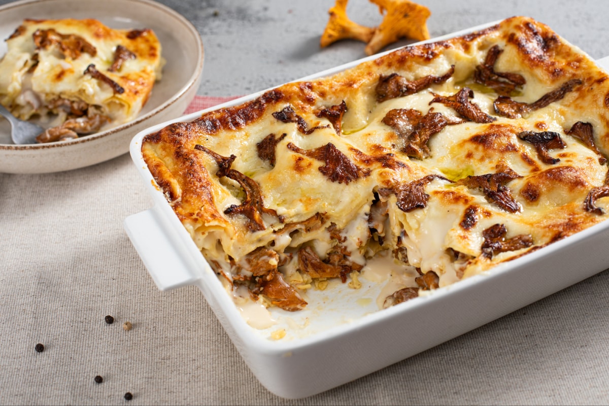 Lasagne mit Pfifferlingen und Stelvio