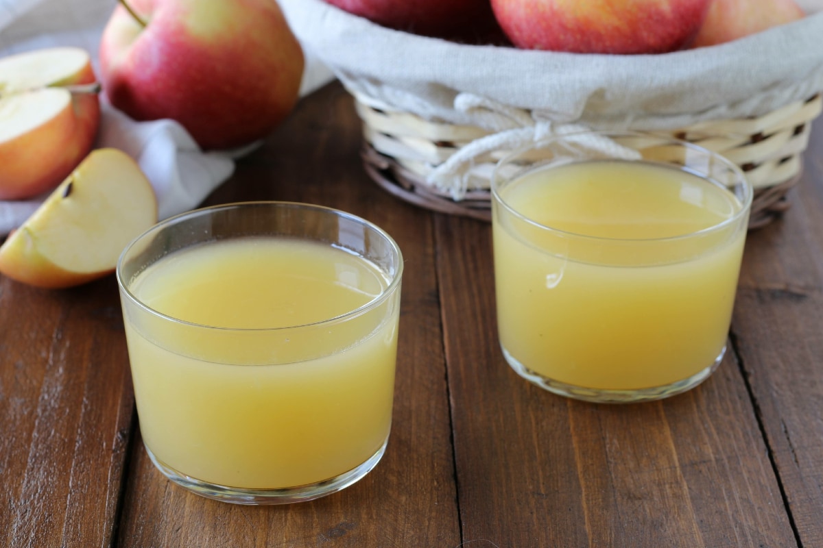 Hausgemachter Apfelsaft