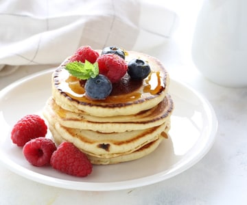 Pfannkuchen ohne Milch