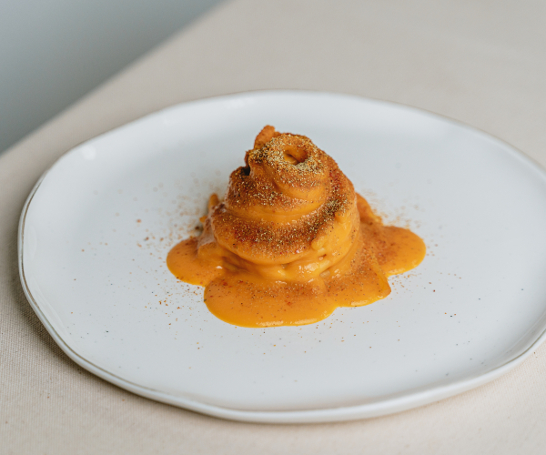 Spaghettone mit gelben Datteltomaten