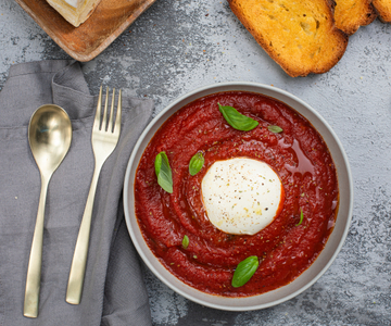 Ertrunkene Mozzarella