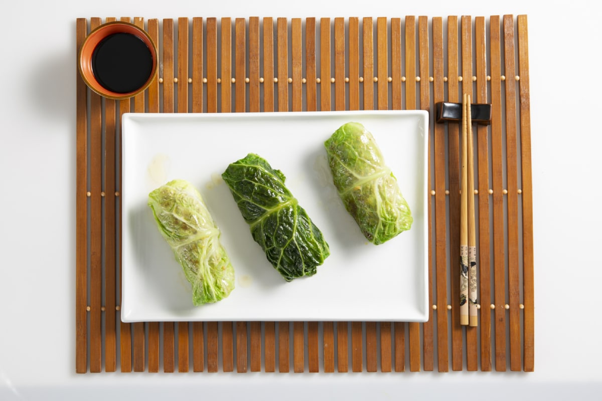 Orientalische Wirsingröllchen