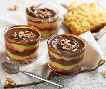 Englischer Pudding mit Ostertaube