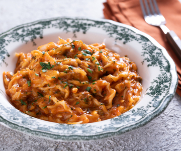 Trofie mit Kabeljau-Sauce