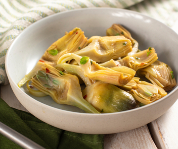 Gekochte Artischocken