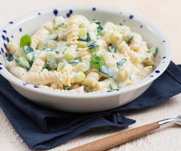 Pasta mit Zucchini und Ricotta