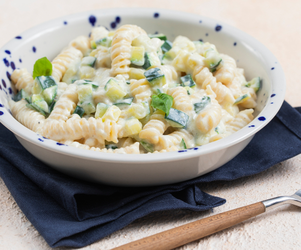 Pasta mit Zucchini und Ricotta