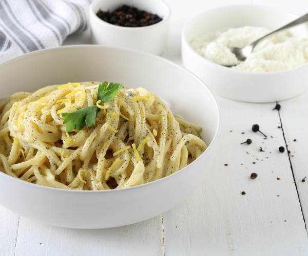 Spaghetti mit Zitrone