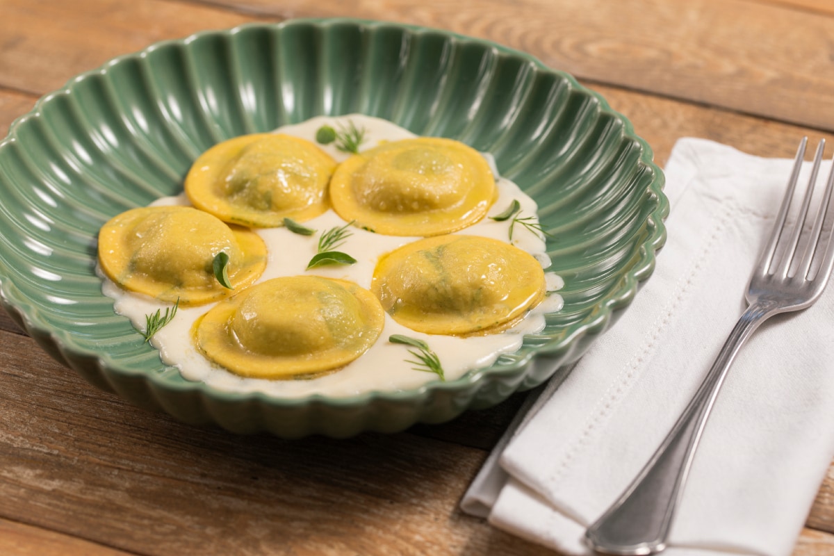 Ravioli mit Kräutern