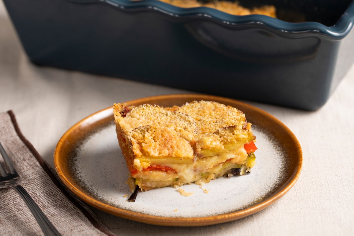 Gemüseauflauf in der Mikrowelle