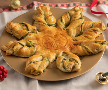 Weihnachtsherzhafter Kuchen