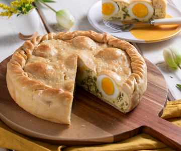 Einfache Pasqualina mit Spargel