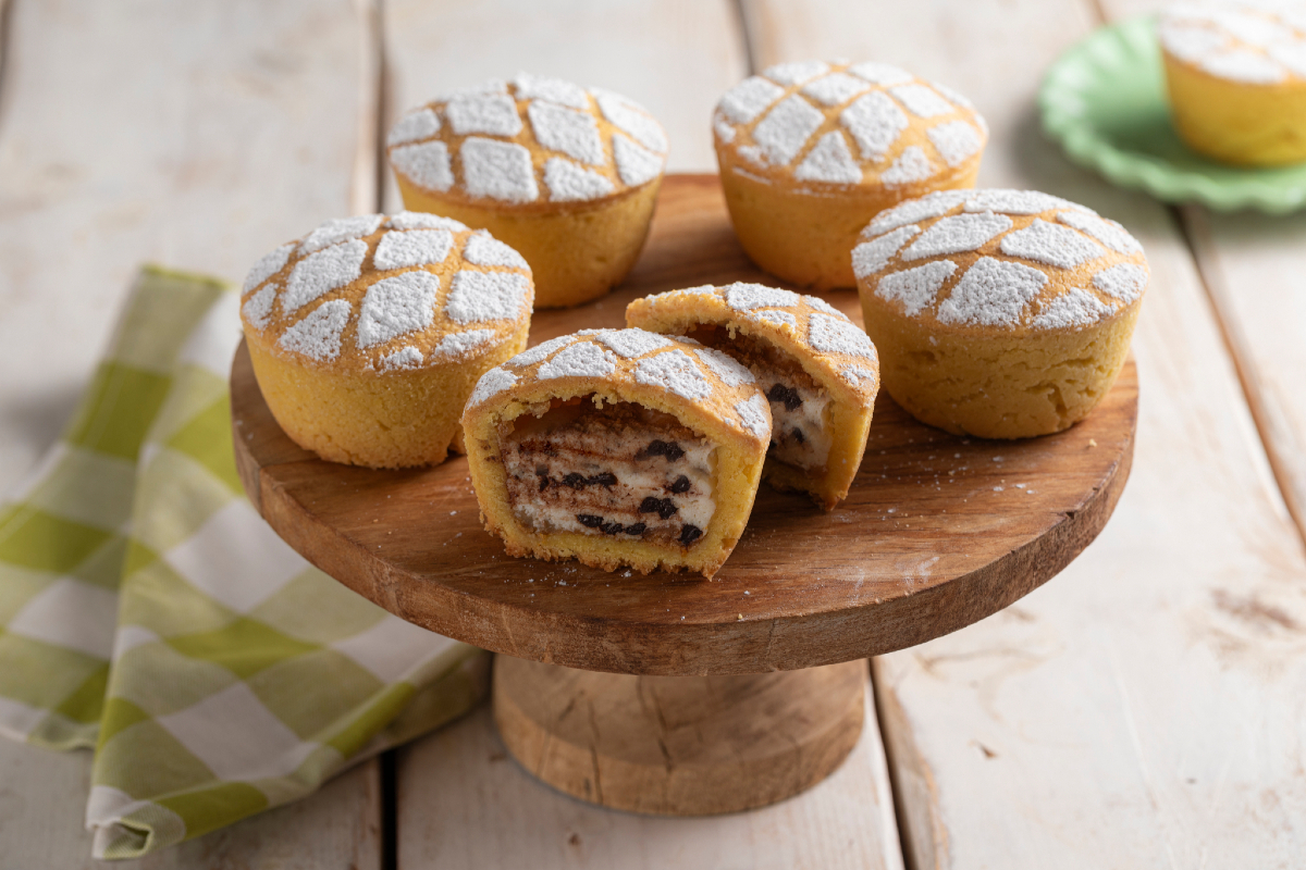 Mini-Cassate im Ofen