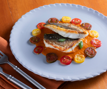 Seezungenfilet mit Kirschtomaten