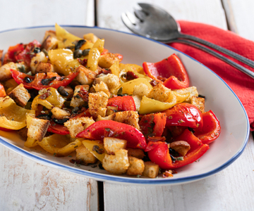 Würzige Ofenpaprika