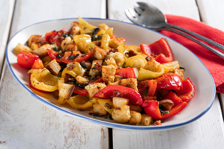 Würzige Ofenpaprika