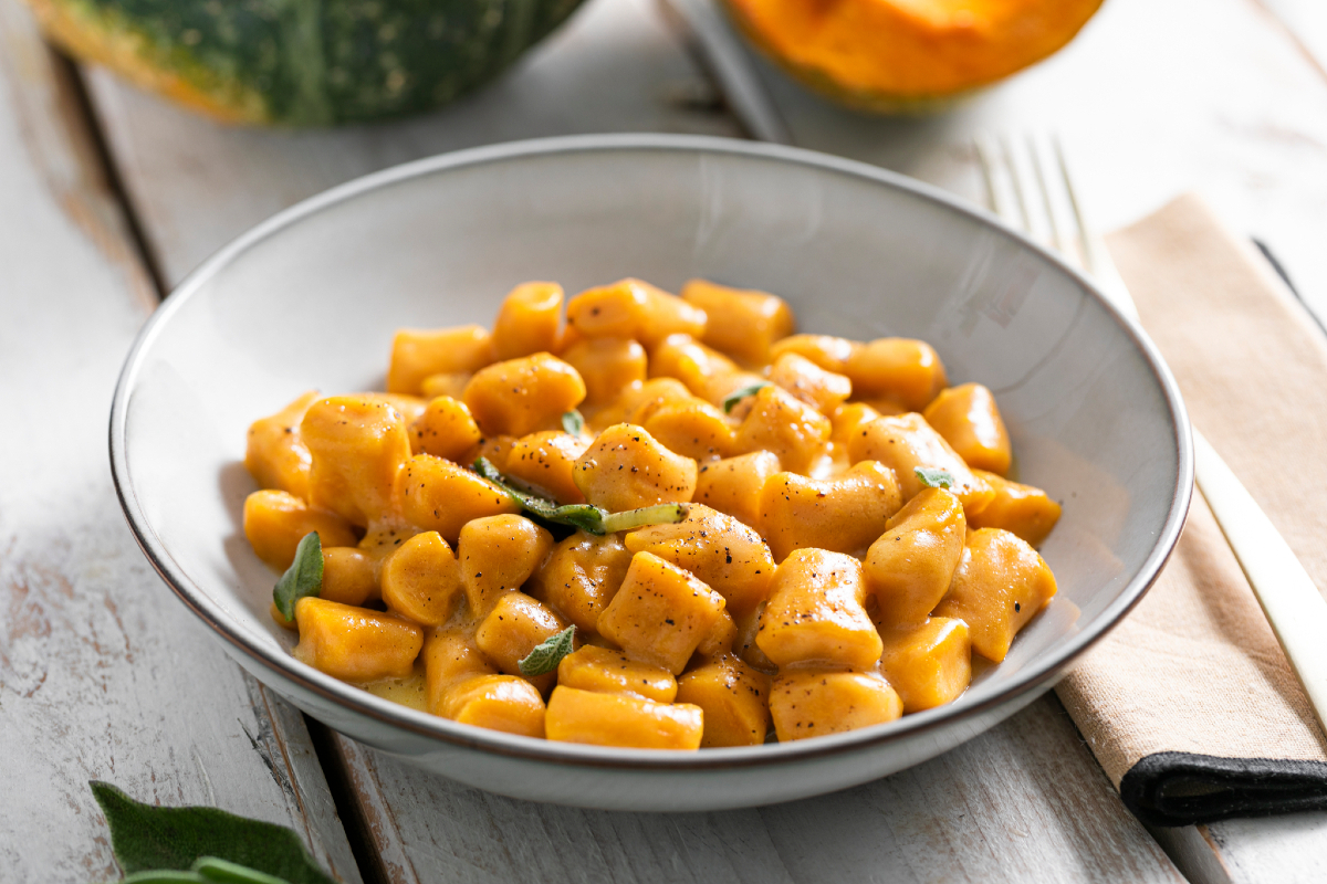 Glutenfreie Kürbisgnocchi