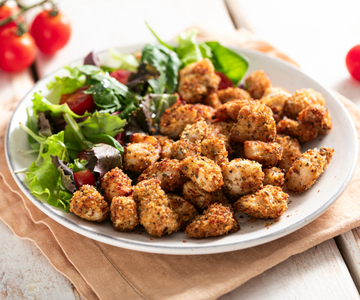 Hähnchenstücke in der Heißluftfritteuse