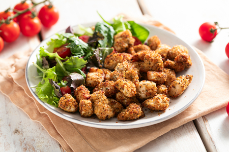 Hähnchenstücke in der Heißluftfritteuse