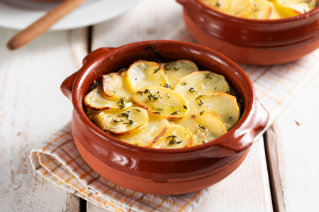 Kartoffeltörtchen mit Spinat und Radicchio